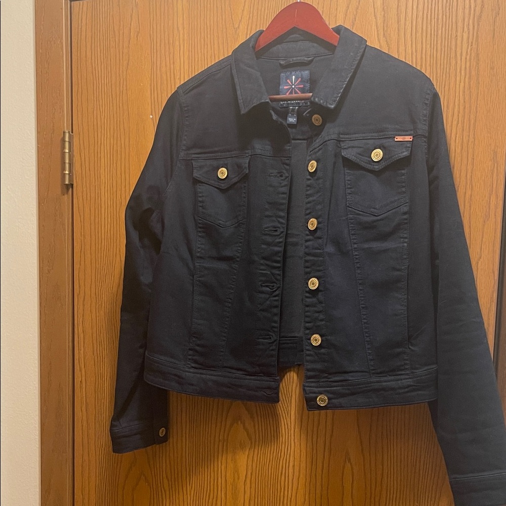 Isaac Mizrahi Dark Blue Jean Jacket
